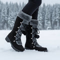 Jikkemien | Women's Mid Calf Fur Lined Winter Boots