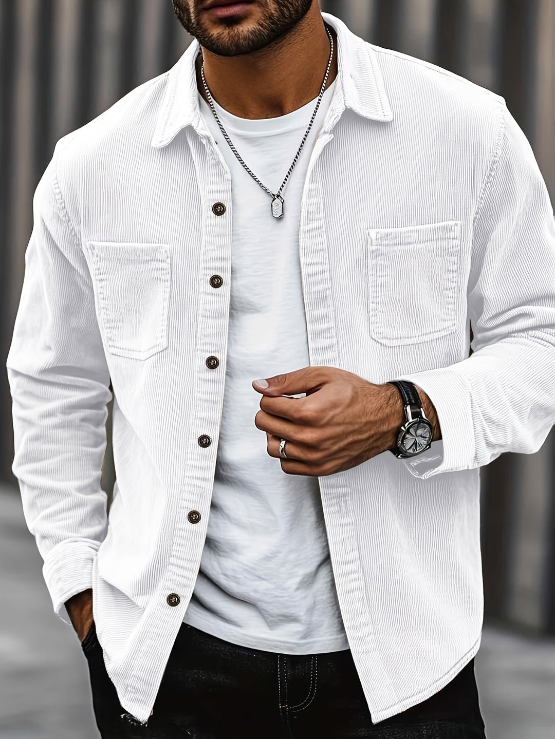 Johan | Men's Shirt Jacket Overshirt Button Up 6