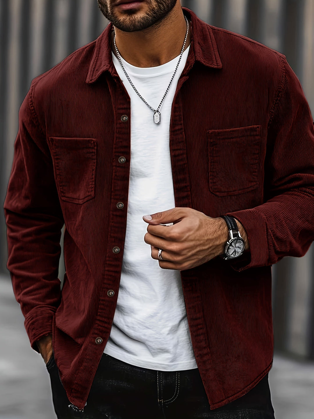 Johan | Men's Shirt Jacket Overshirt Button Up 7