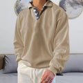 Joost | Men's Long Sleeve Waffle Knit Polo Sweater