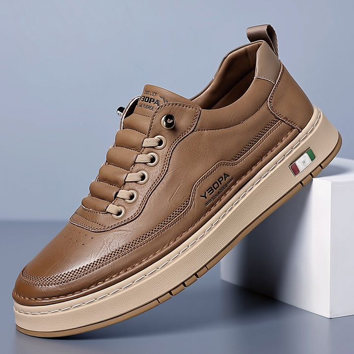 Joris - Cushioned Leather Sneakers 1
