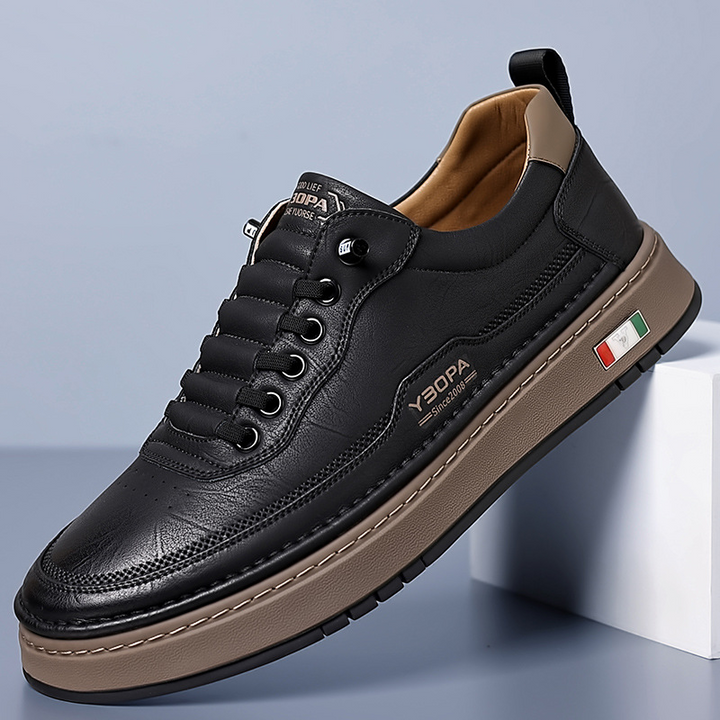 Joris - Cushioned Leather Sneakers 4