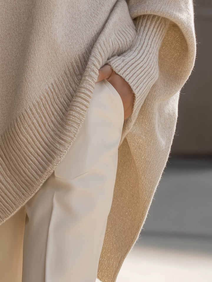 Josephine | Women's Oversized Poncho Cape Sweater 10