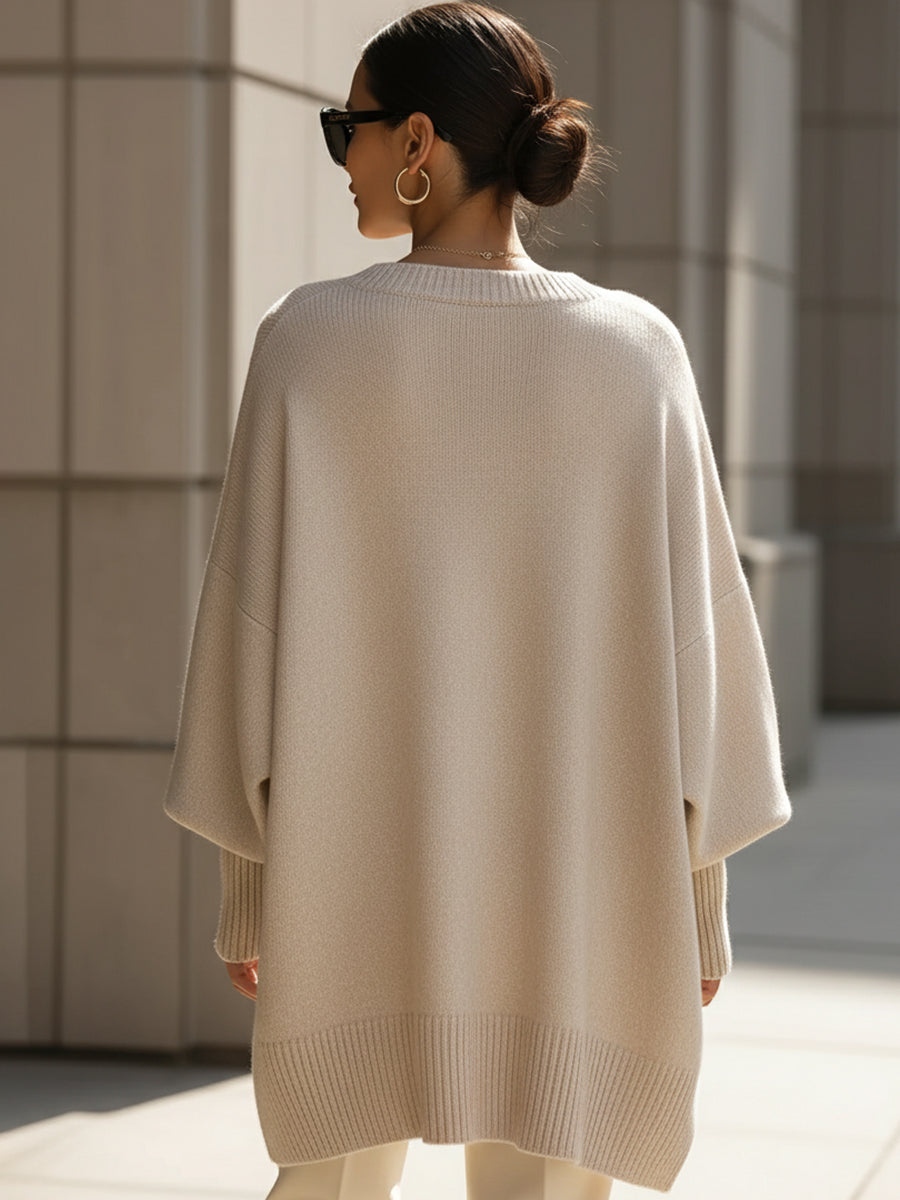 Josephine | Women's Oversized Poncho Cape Sweater 9