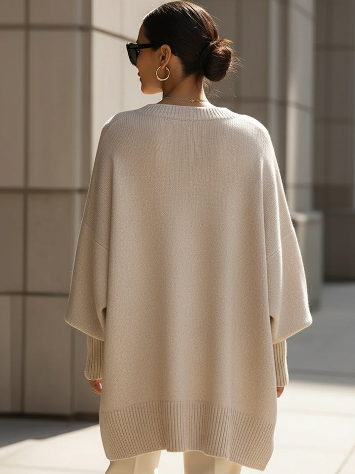 Josephine | Women's Oversized Poncho Cape Sweater 9