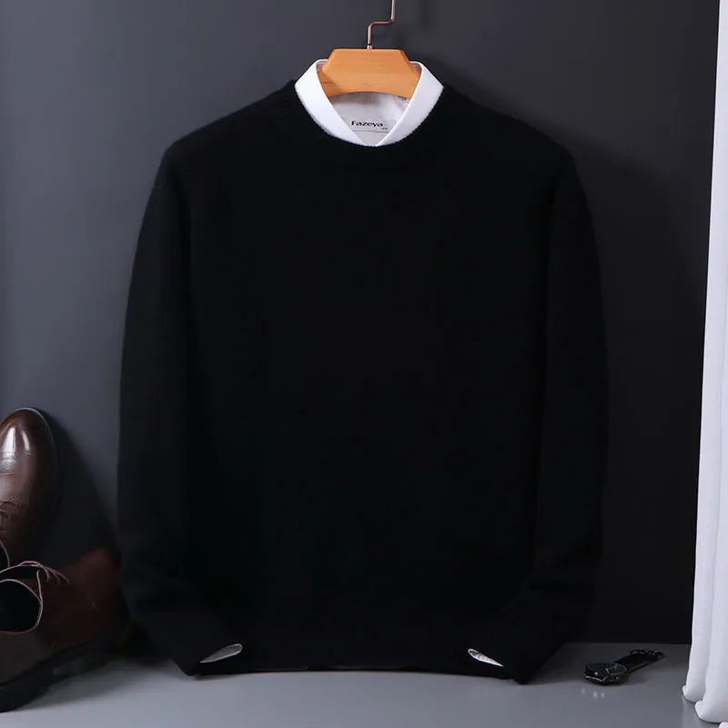 Julian - Soft Crew Neck Knit Sweater 1