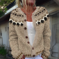 Kaja - Folk Fair Isle Knit Cardigan