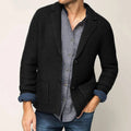 Kasper | Men's Knitted Blazer Cardigan Sweater Jacket Pockets