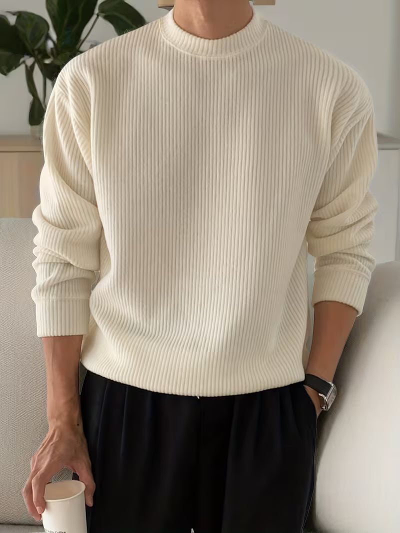 Kellan - Ribbed Long Sleeve Knit Top 1