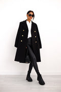 Kendra | Women's Double Breasted Coat Long Winter