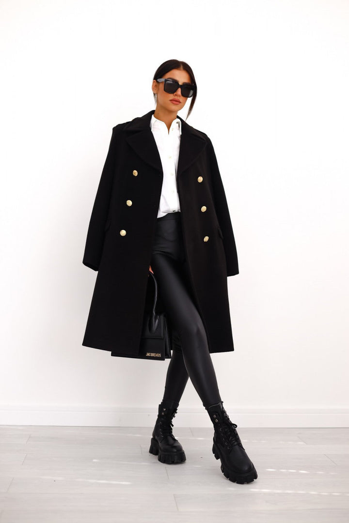 Kendra | Women's Double Breasted Coat Long Winter 1