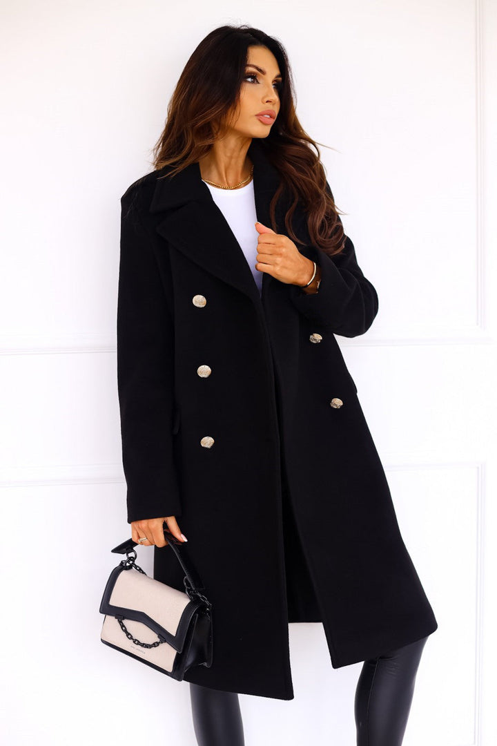 Kendra | Women's Double Breasted Coat Long Winter 7