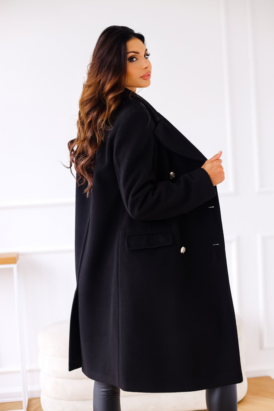 Kendra | Women's Double Breasted Coat Long Winter 8
