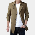 Klaas | Men's Trench Coat Long Winter Coat Warm