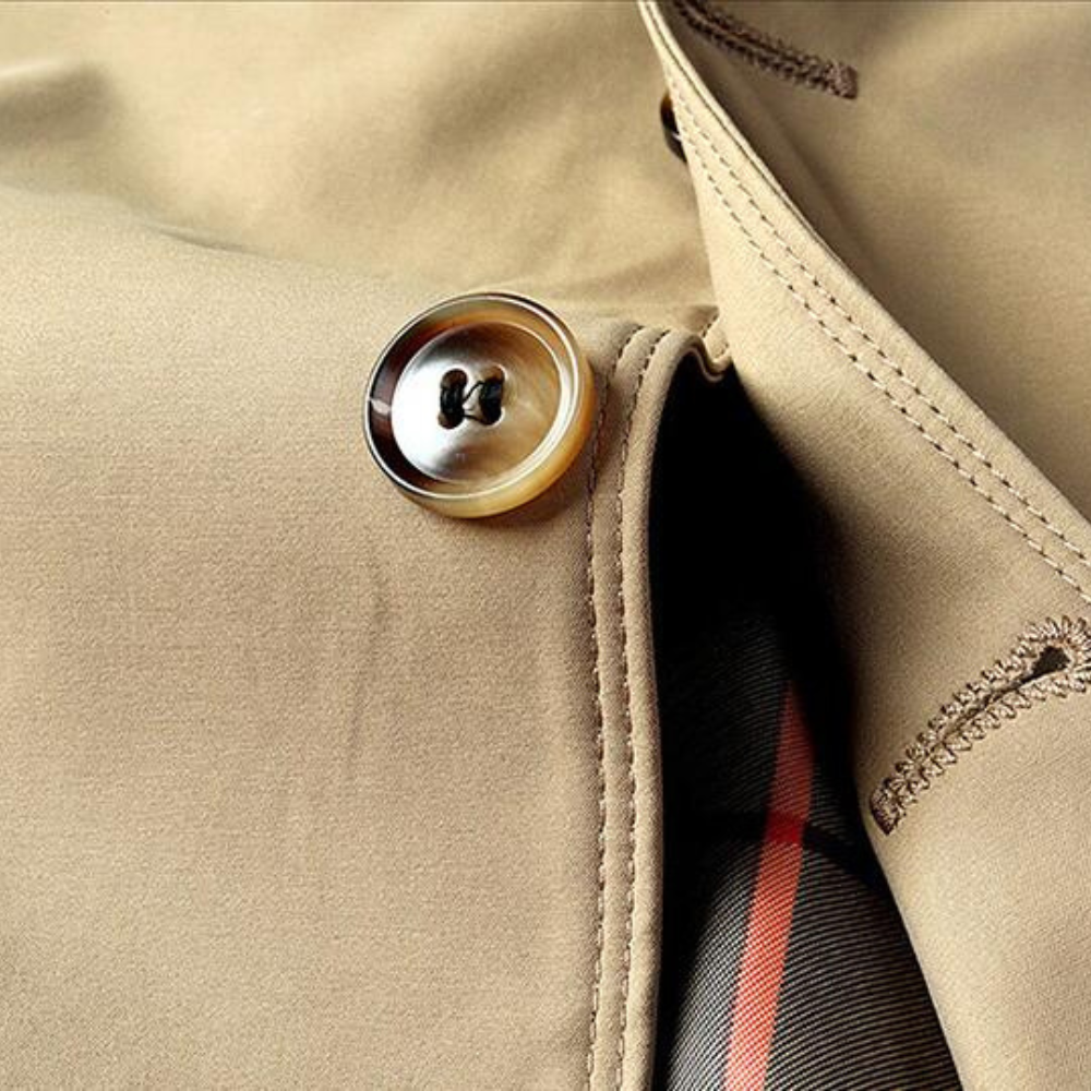 Klaas | Men's Trench Coat Long Winter Coat Warm 4