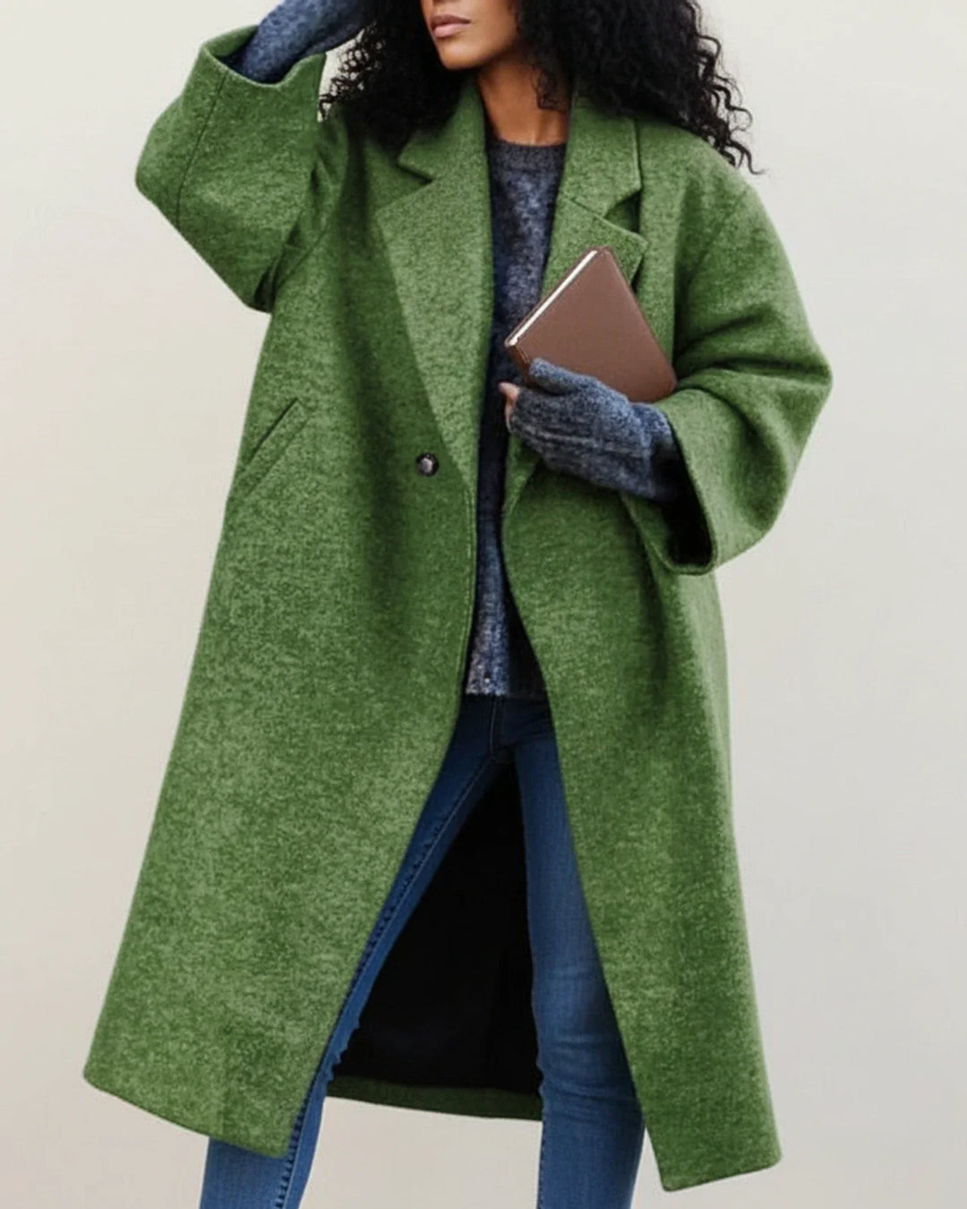 Klaske | Women's Long Winter Coat Oversized Dress Coat 3