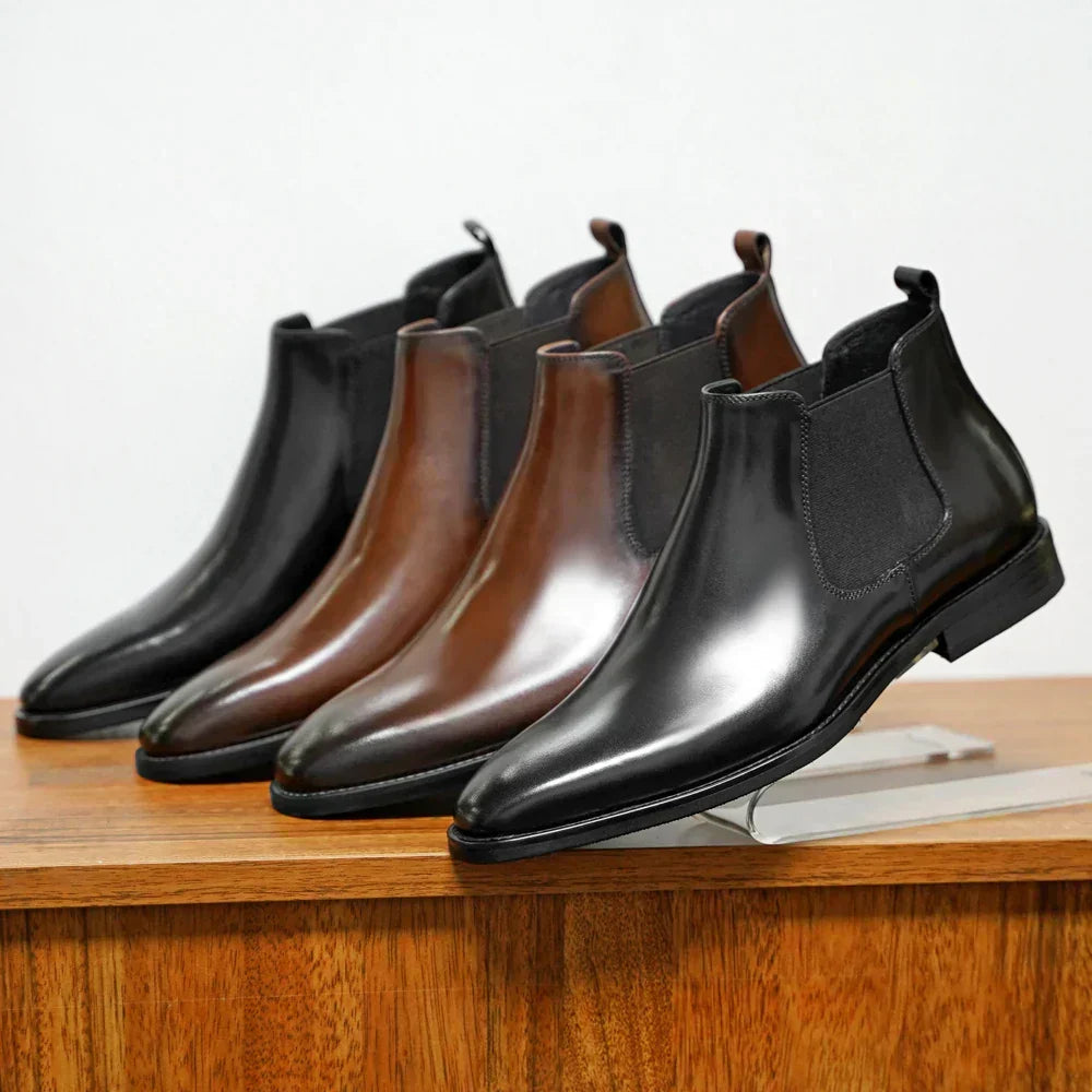 Knox - Burnished Chelsea Boots 7