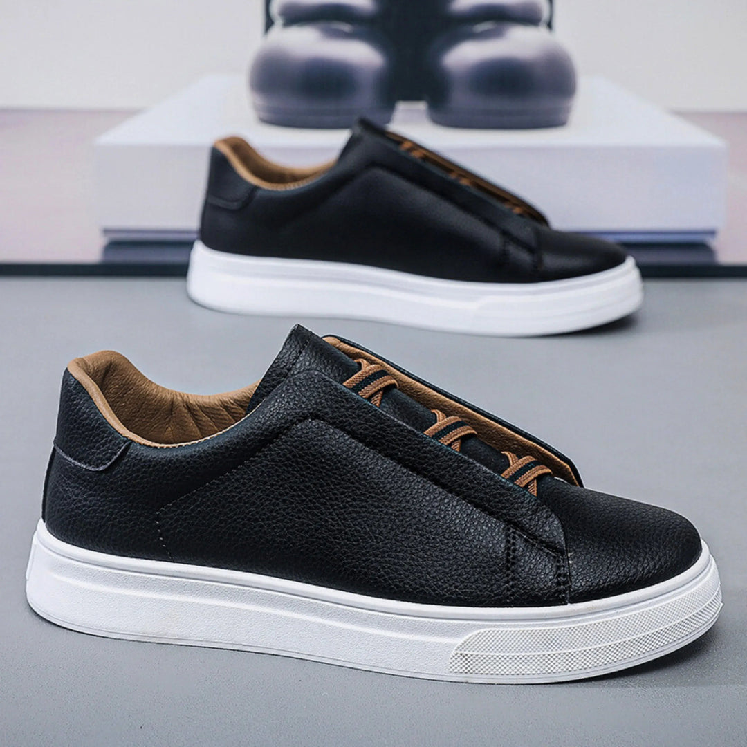Lasse - Textured Slip On Sneakers 8