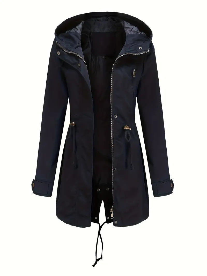 Laura - Waterproof Adjustable Hood Fall Jacket 2
