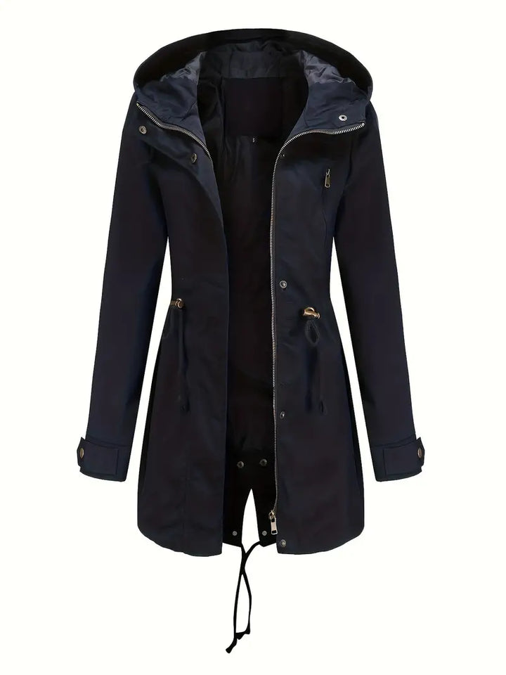 Laura - Waterproof Adjustable Hood Fall Jacket 2