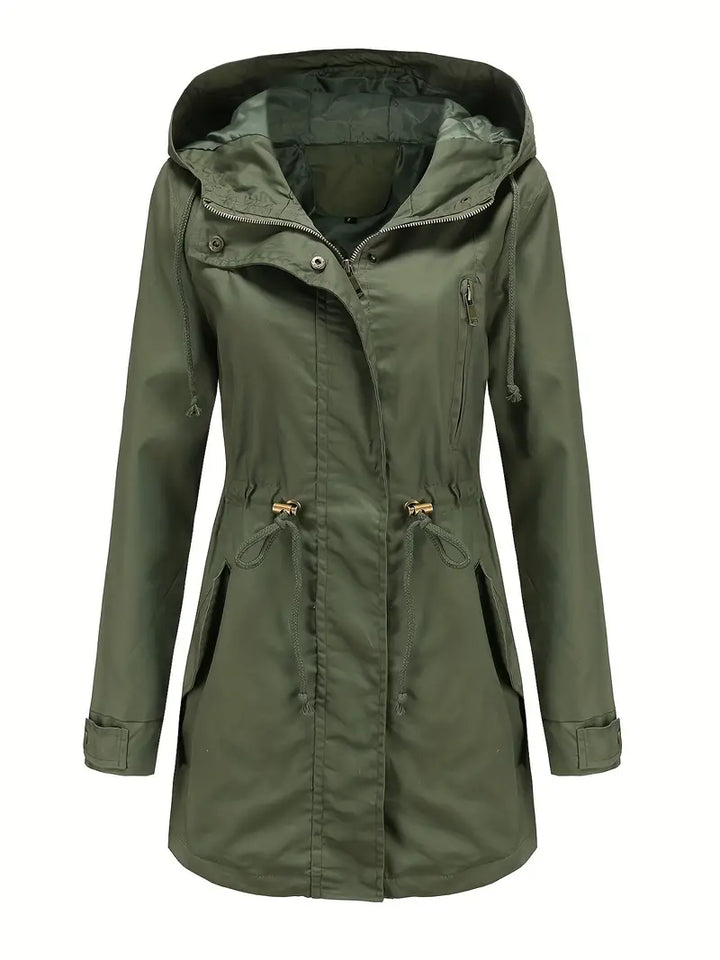 Laura - Waterproof Adjustable Hood Fall Jacket 3