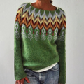 Laurel - Fair Isle Yoke Knit Sweater