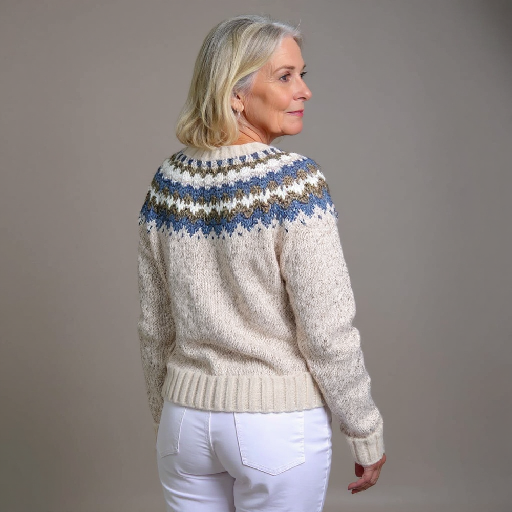 Lene - Icelandic Fair Isle Knit Cardigan 2