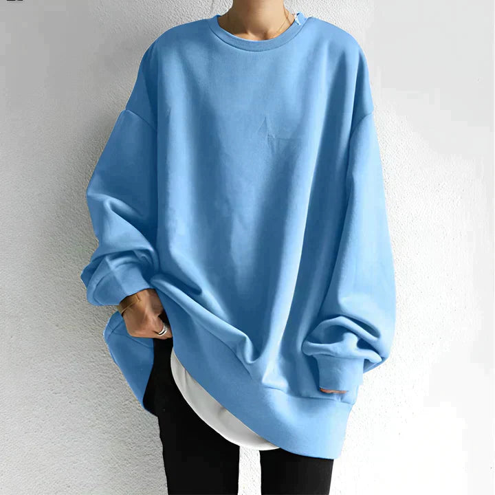 Lenore | Women's Oversized Crewneck Tunic Sweatshirt 5