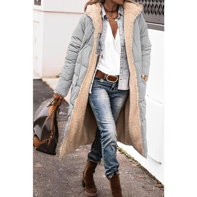 Lieke - Sherpa Lined Long Winter Coat 3