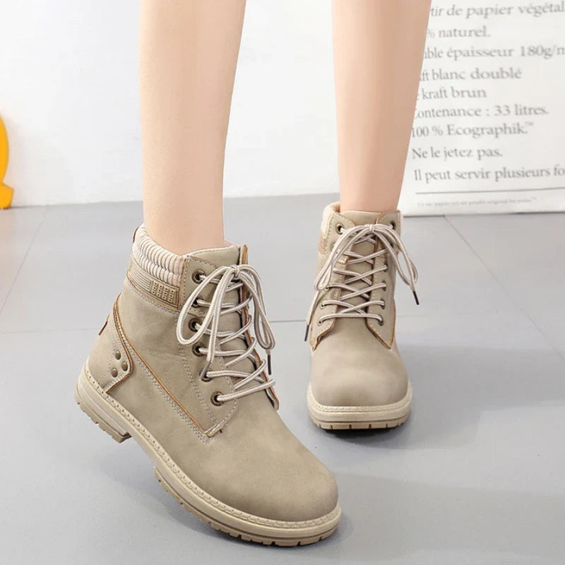 Linnea | Women's Ankle Boots Winter Lace Up 7