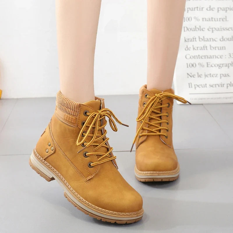 Linnea | Women's Ankle Boots Winter Lace Up 8
