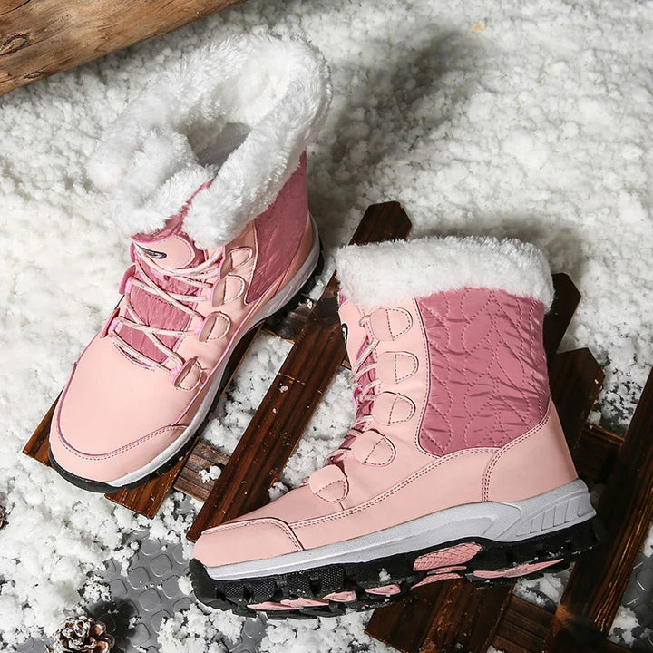 Liselot | Women's Lace Up Fur Lined Snow Boots 3