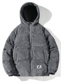 Lubbert | Men's Corduroy Jacket Puffer Hooded Winter