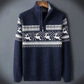 Maarten | Men's Fair Isle Quarter Zip Christmas Sweater