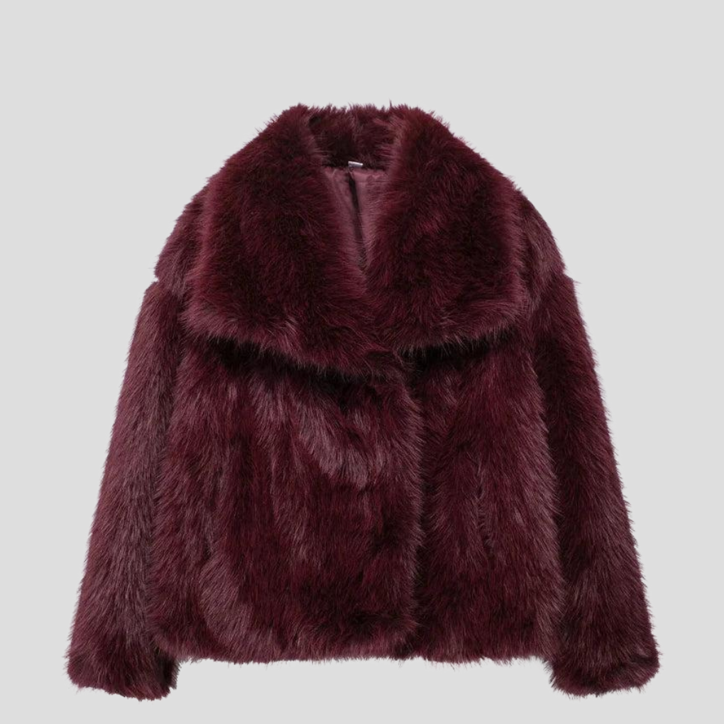Maeve | Women's Faux Fur Jacket Short Winter 3