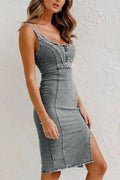 Anna |  Denim Dress with Adjustable Straps