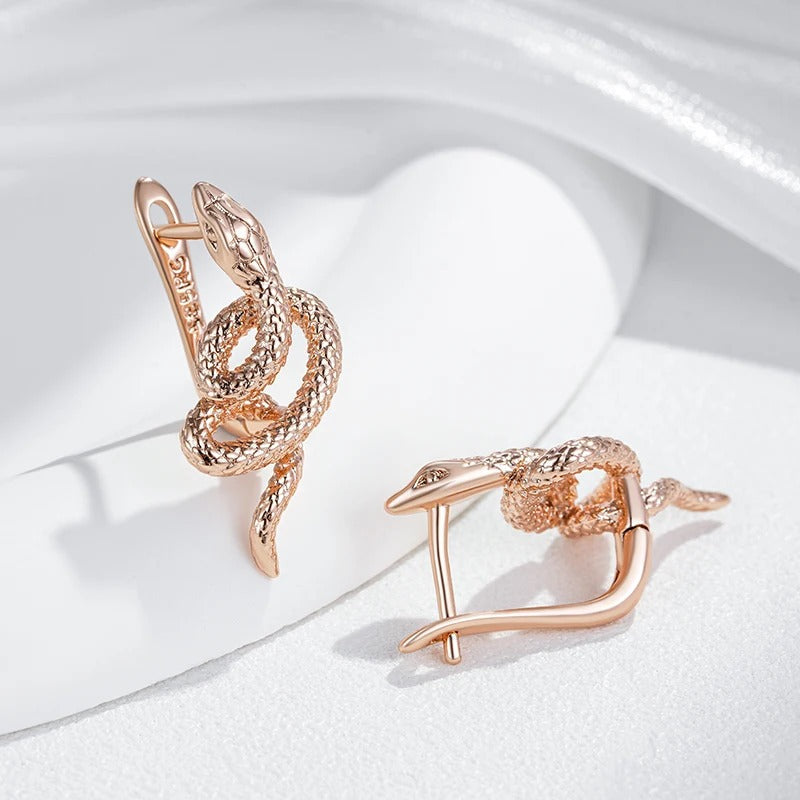 Dwyn | Hanging earrings with crystals