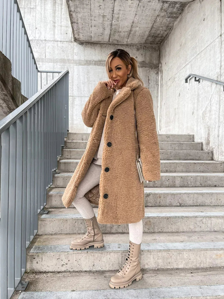 Malin - Plush Belted Trench Coat 1