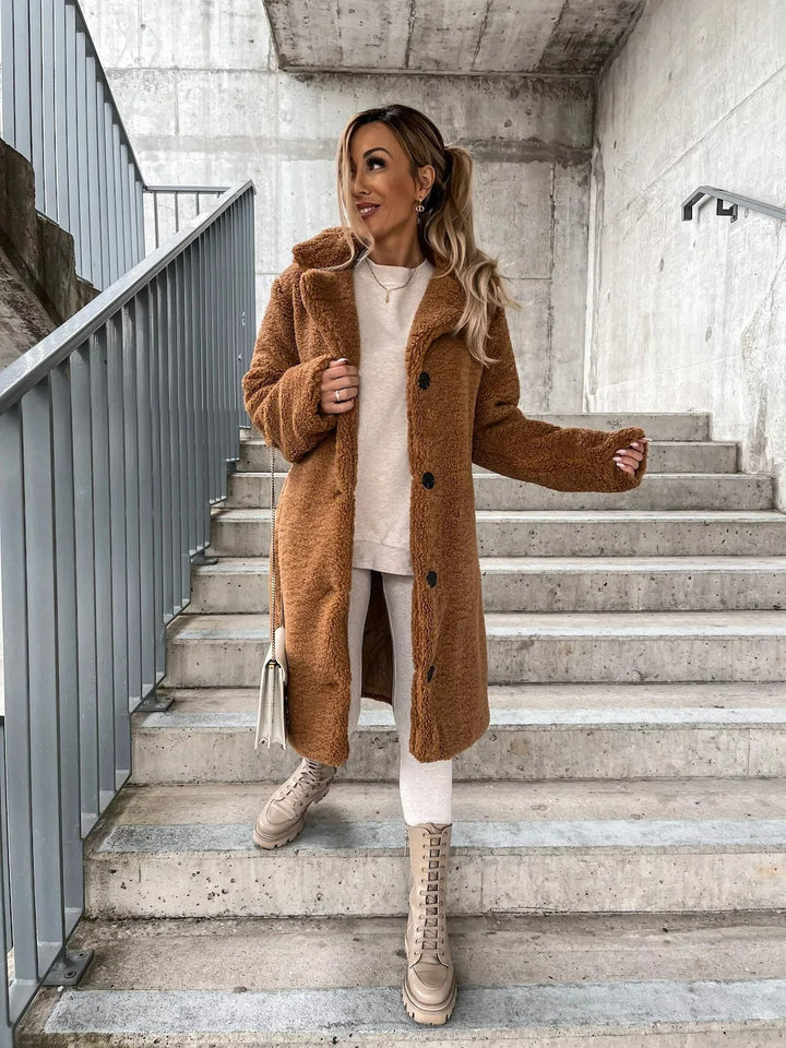 Malin - Plush Belted Trench Coat 2