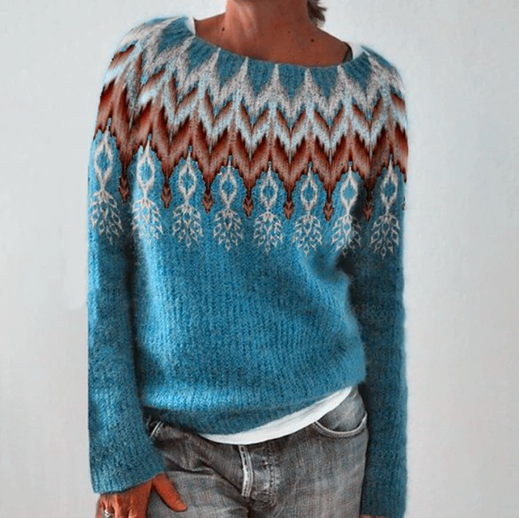 Maren - Fair Isle Knit Sweater 1