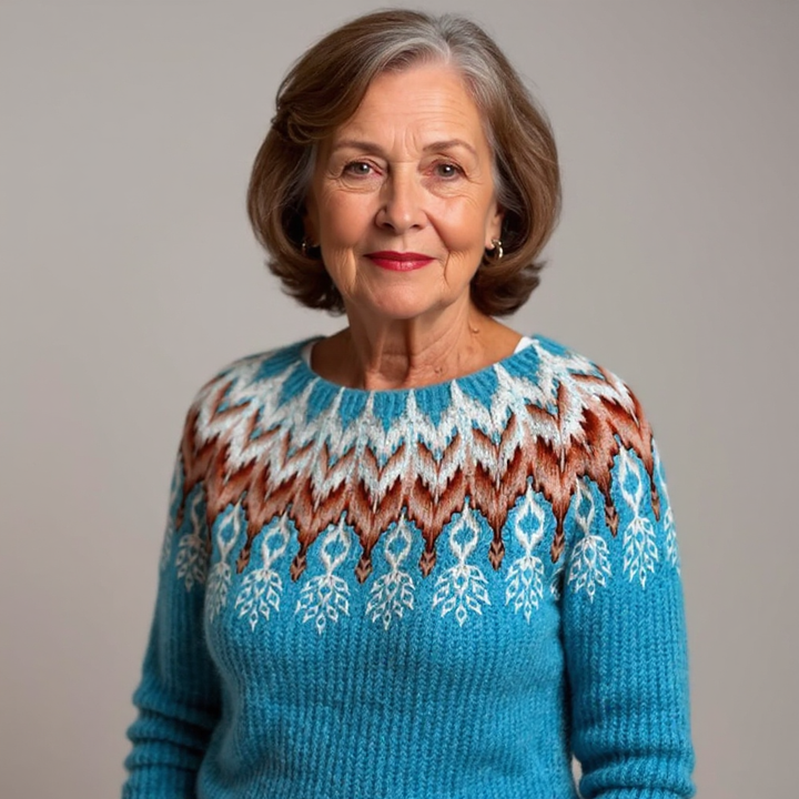 Maren - Fair Isle Knit Sweater 4