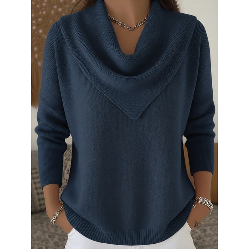 Margo - Elegant Cowl Neck Sweater 2