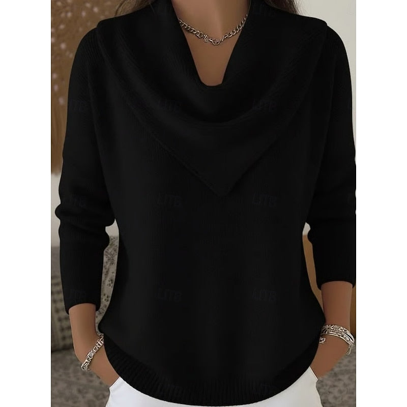 Margo - Elegant Cowl Neck Sweater 5