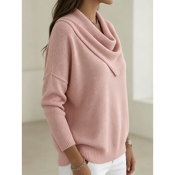 Margo - Elegant Cowl Neck Sweater 8