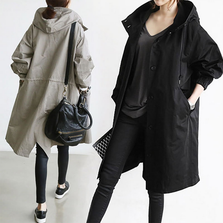 Margot - Oversized Hooded Rain Parka 7