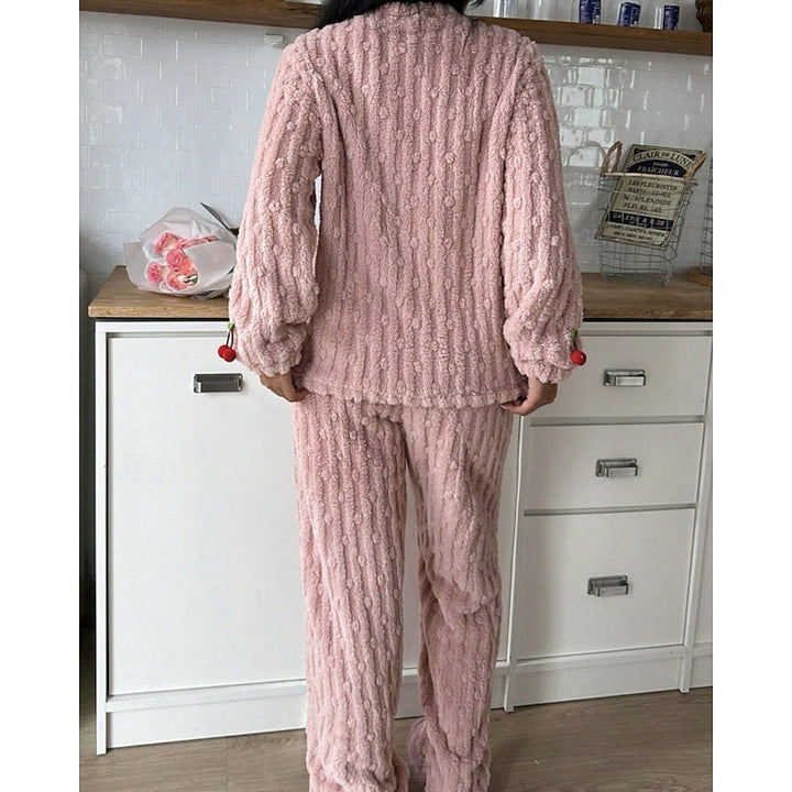Maribel | Women's Pajama Set Cotton Long Sleeve 9