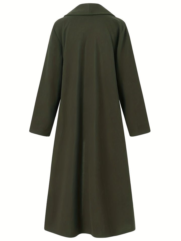 Marijke | Women's Plus Size Winter Coat Duster Long 10