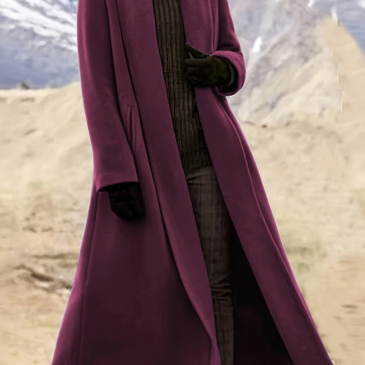 Marijke | Women's Plus Size Winter Coat Duster Long 5