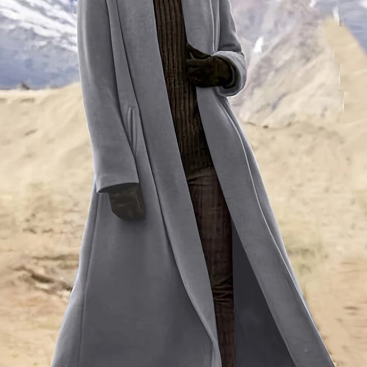 Marijke | Women's Plus Size Winter Coat Duster Long 6