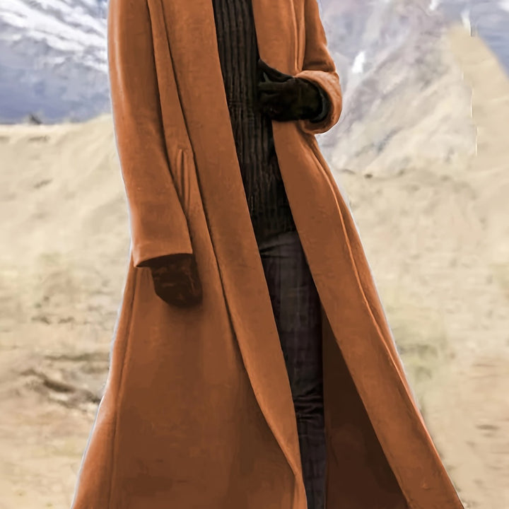 Marijke | Women's Plus Size Winter Coat Duster Long 7
